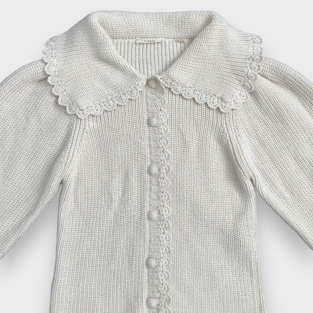 NWOT Doen Heleine Cardigan Hand knitted Women's Size Medium - Picture 3 of 13